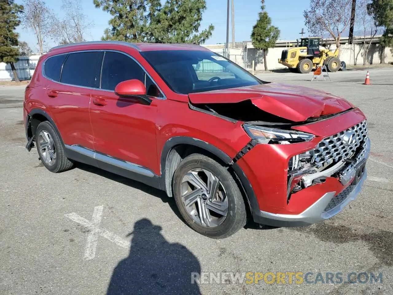 4 fotografías del automóvil dañado 5NMS24AJ8MH332761 HYUNDAI SANTA FE 2021