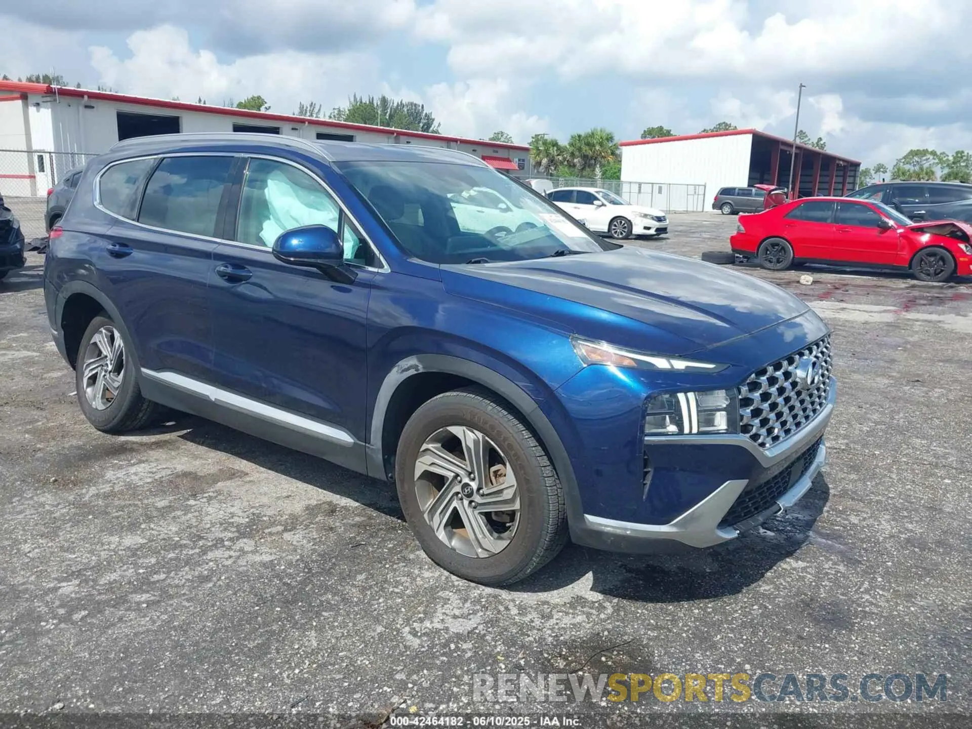 1 fotografías del automóvil dañado 5NMS24AJ8MH336096 HYUNDAI SANTA FE 2021