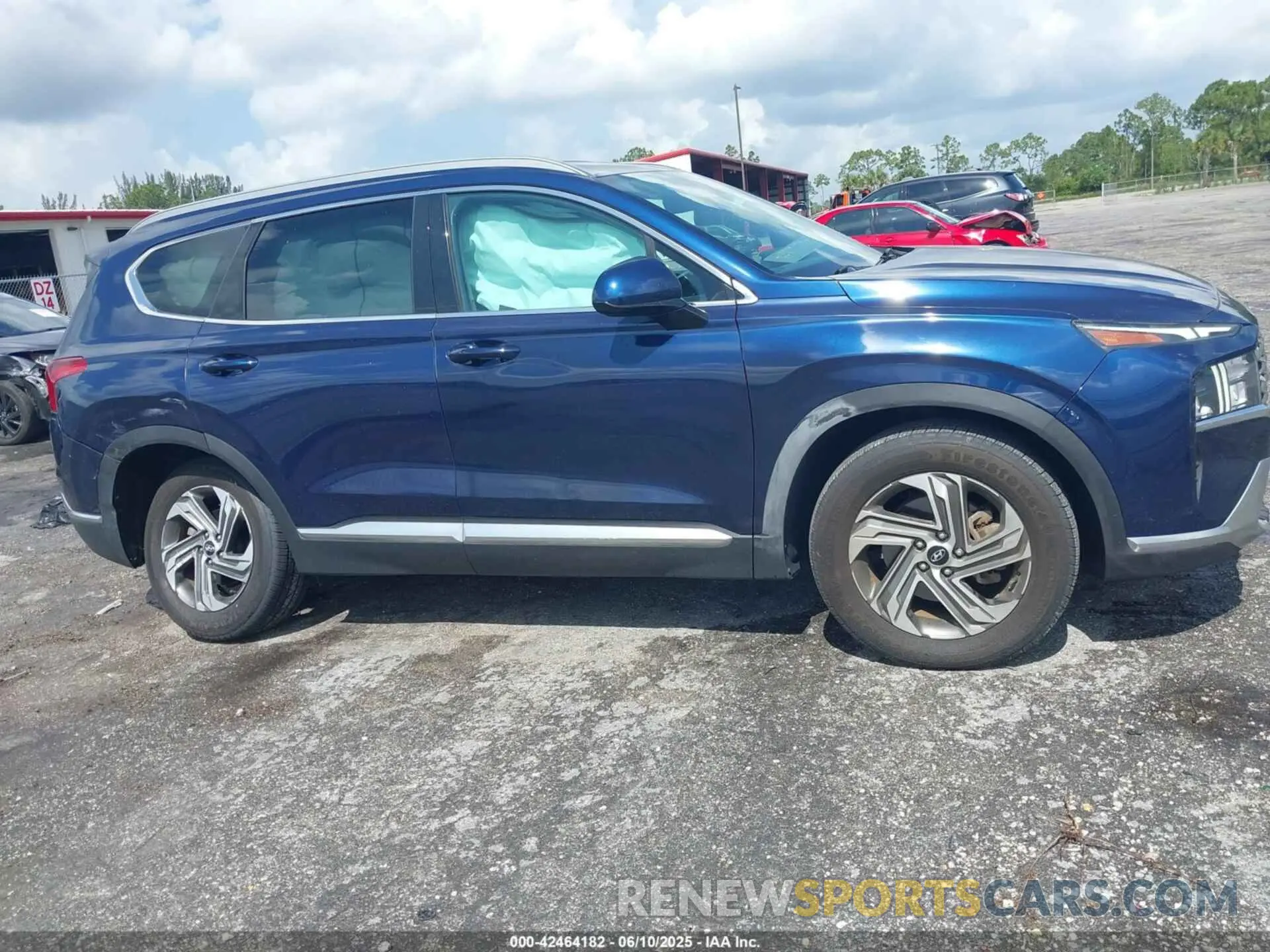 13 fotografías del automóvil dañado 5NMS24AJ8MH336096 HYUNDAI SANTA FE 2021