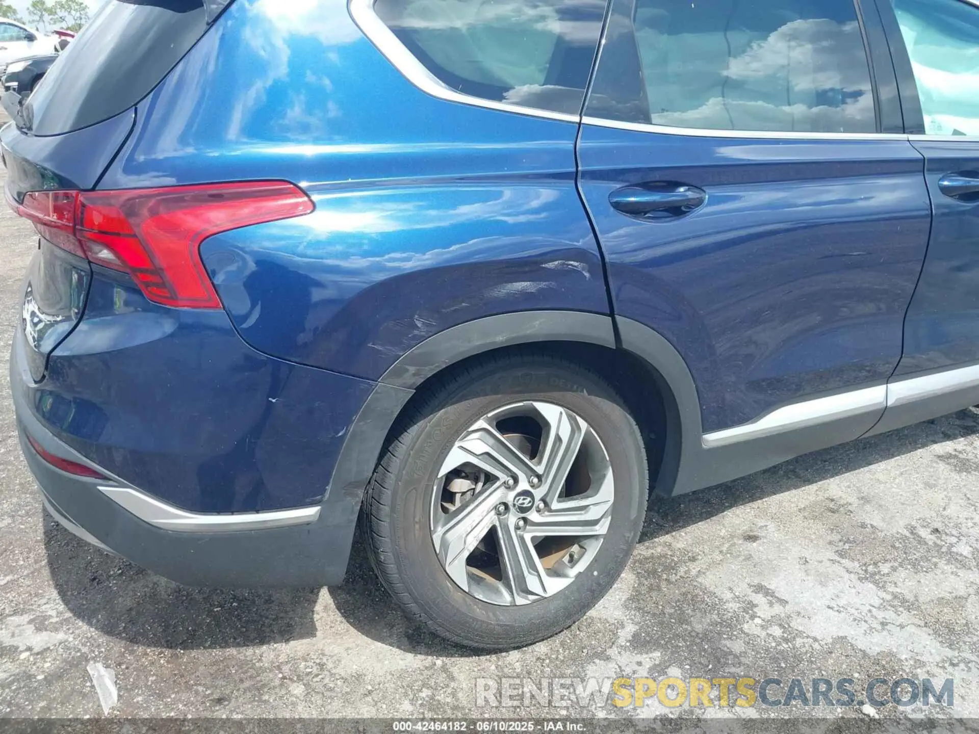6 fotografías del automóvil dañado 5NMS24AJ8MH336096 HYUNDAI SANTA FE 2021