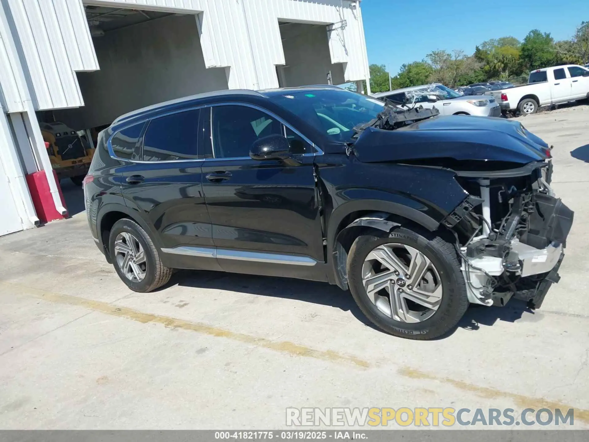 14 fotografías del automóvil dañado 5NMS24AJ9MH331876 HYUNDAI SANTA FE 2021