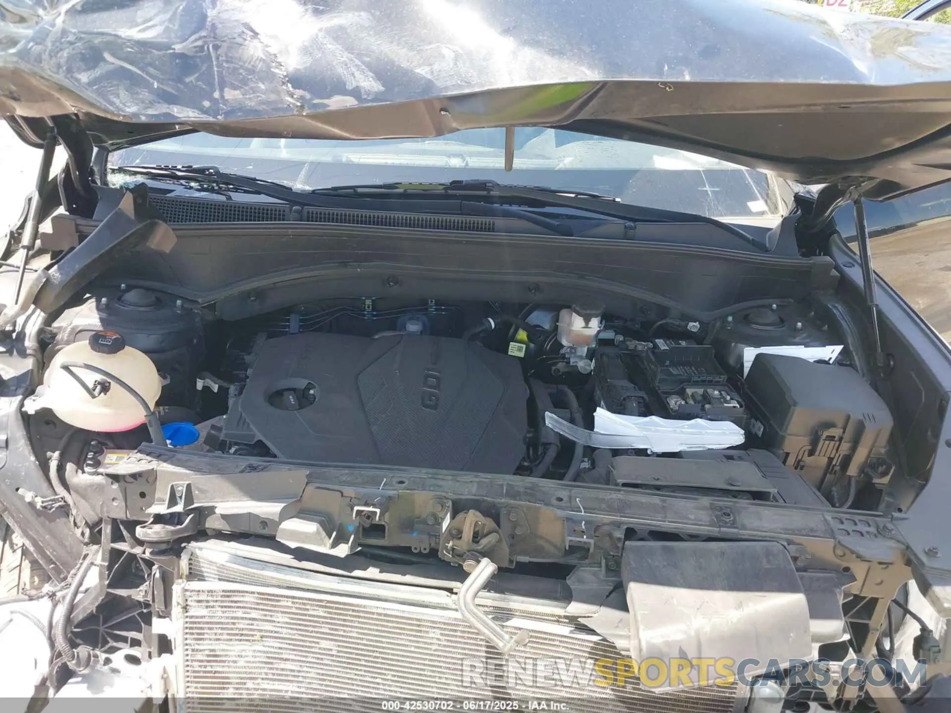 10 fotografías del automóvil dañado 5NMS24AJ9MH345650 HYUNDAI SANTA FE 2021