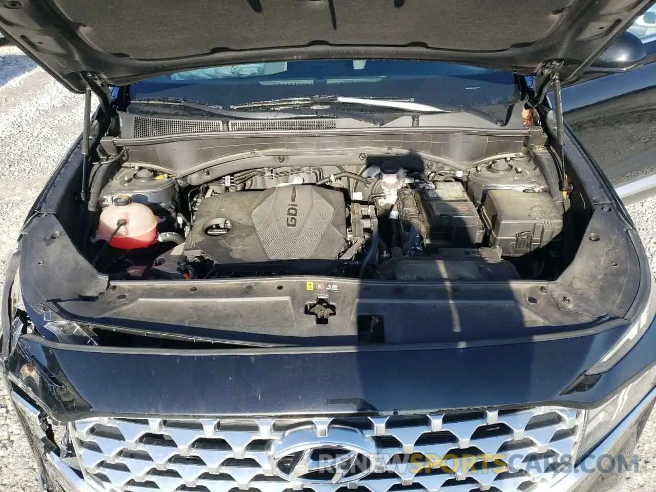 12 fotografías del automóvil dañado 5NMS24AJ9MH360181 HYUNDAI SANTA FE 2021