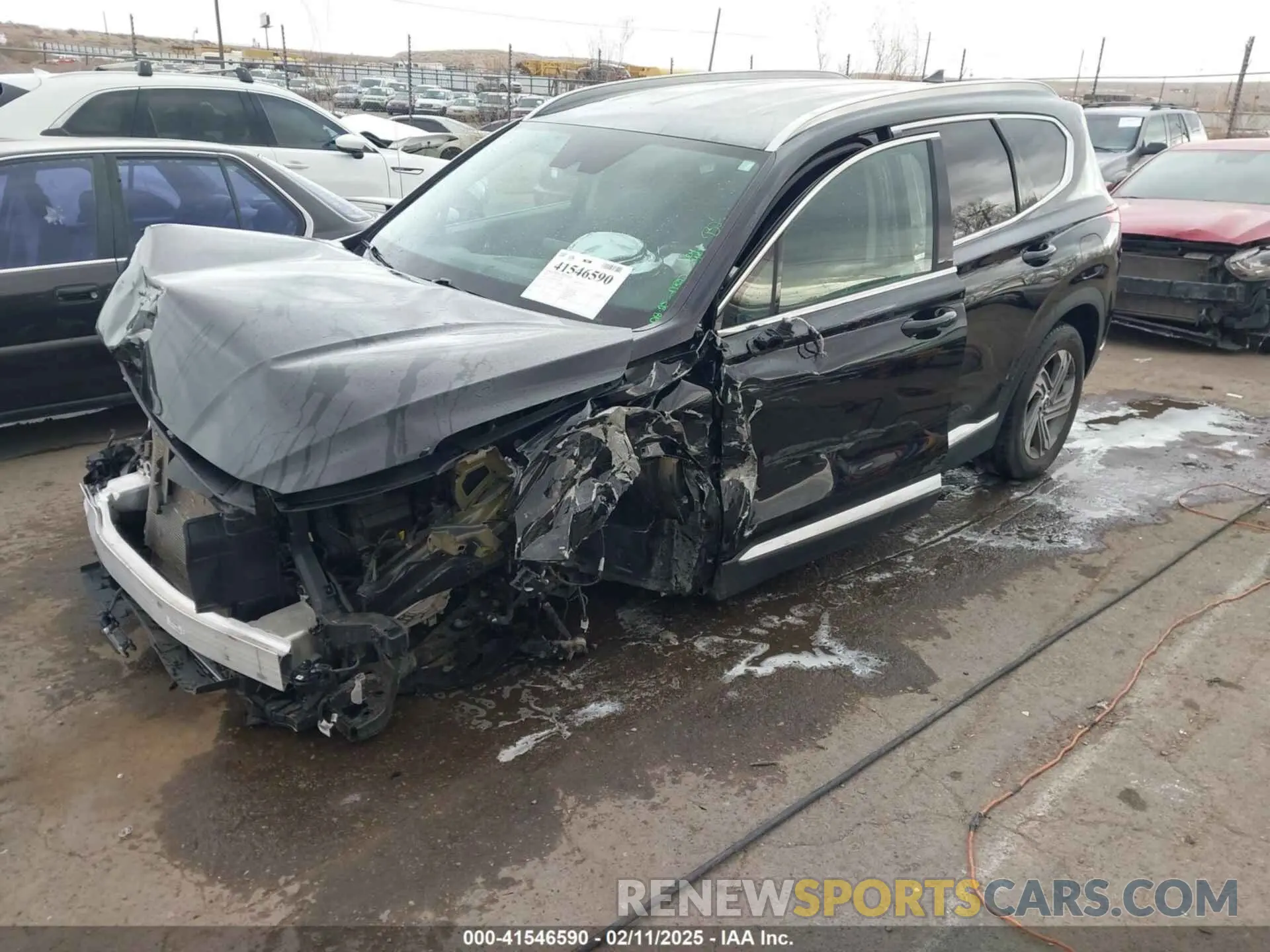2 fotografías del automóvil dañado 5NMS2DAJ0MH309992 HYUNDAI SANTA FE 2021