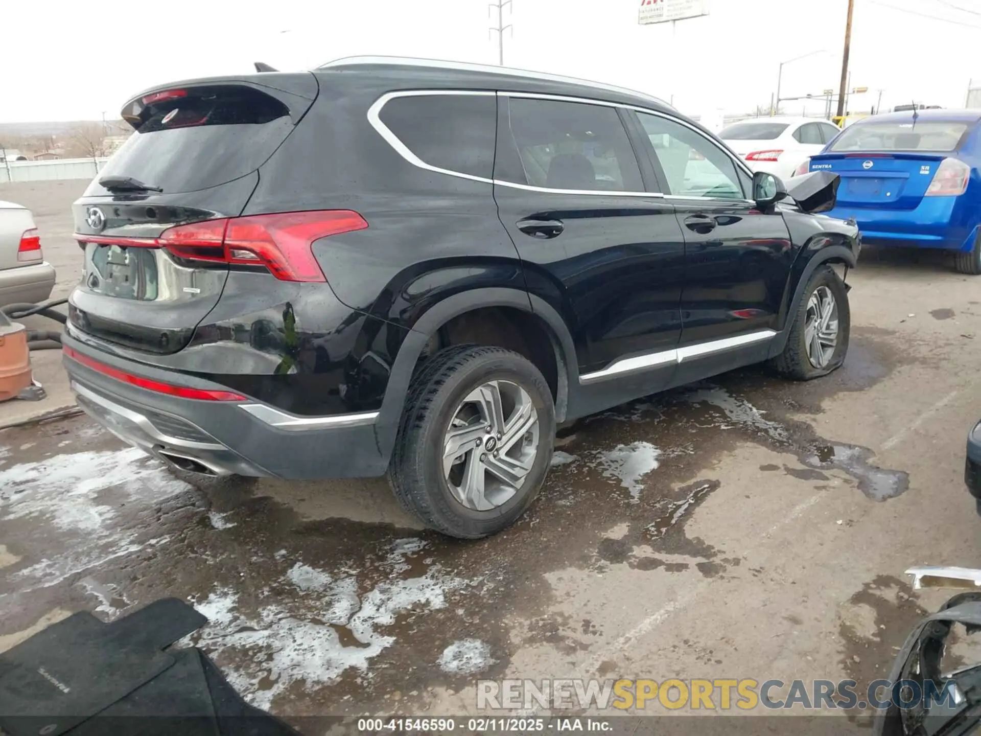 4 fotografías del automóvil dañado 5NMS2DAJ0MH309992 HYUNDAI SANTA FE 2021