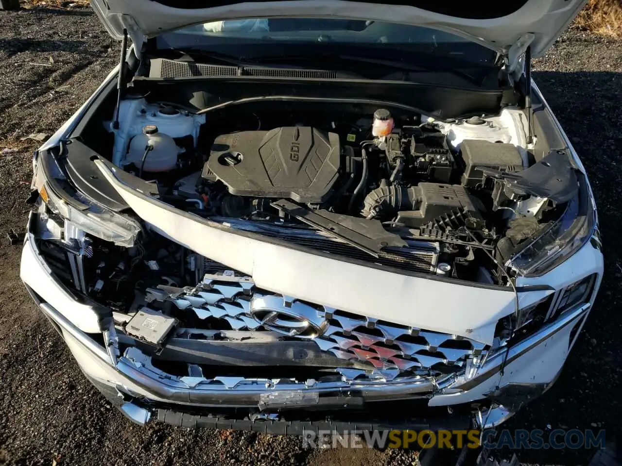 13 fotografías del automóvil dañado 5NMS2DAJ1MH320614 HYUNDAI SANTA FE 2021