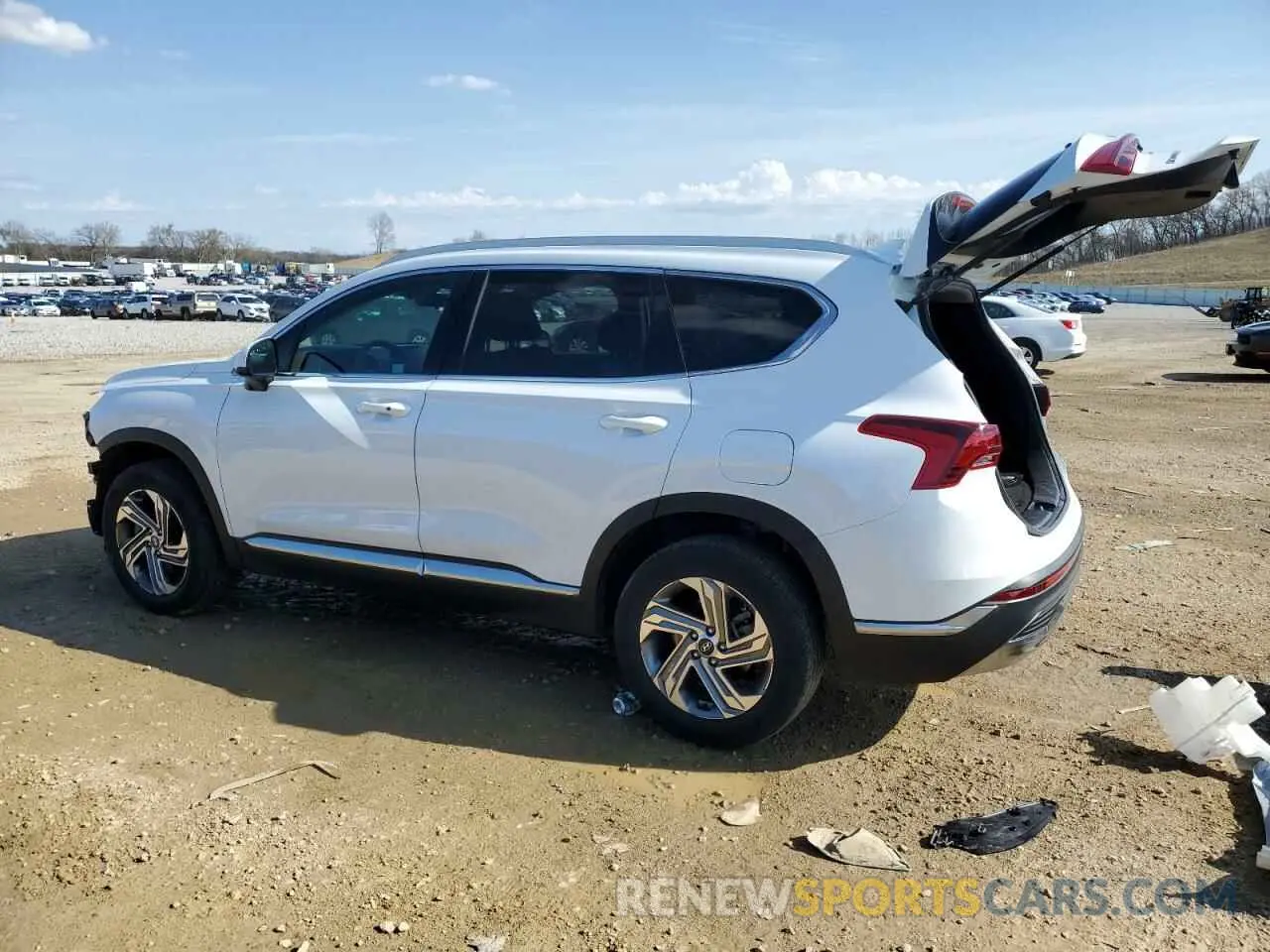 2 fotografías del automóvil dañado 5NMS2DAJ4MH324771 HYUNDAI SANTA FE 2021