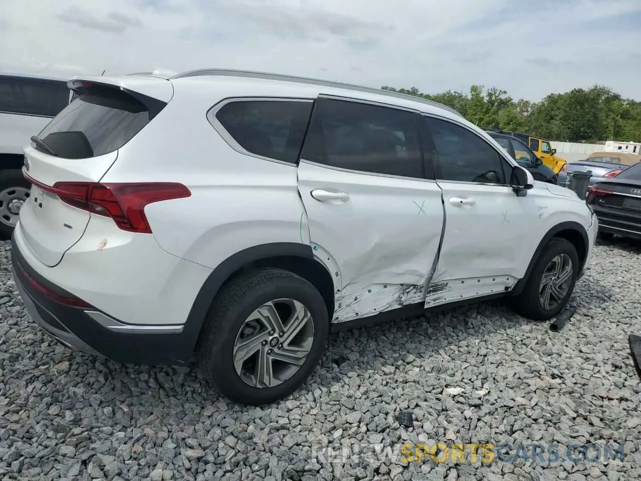 3 fotografías del automóvil dañado 5NMS2DAJ5MH346472 HYUNDAI SANTA FE 2021