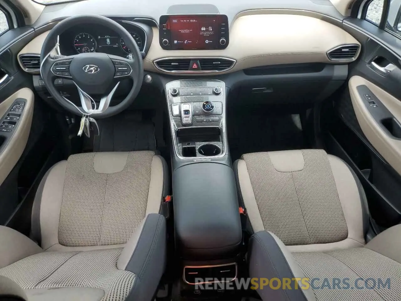 8 fotografías del automóvil dañado 5NMS2DAJ5MH346472 HYUNDAI SANTA FE 2021