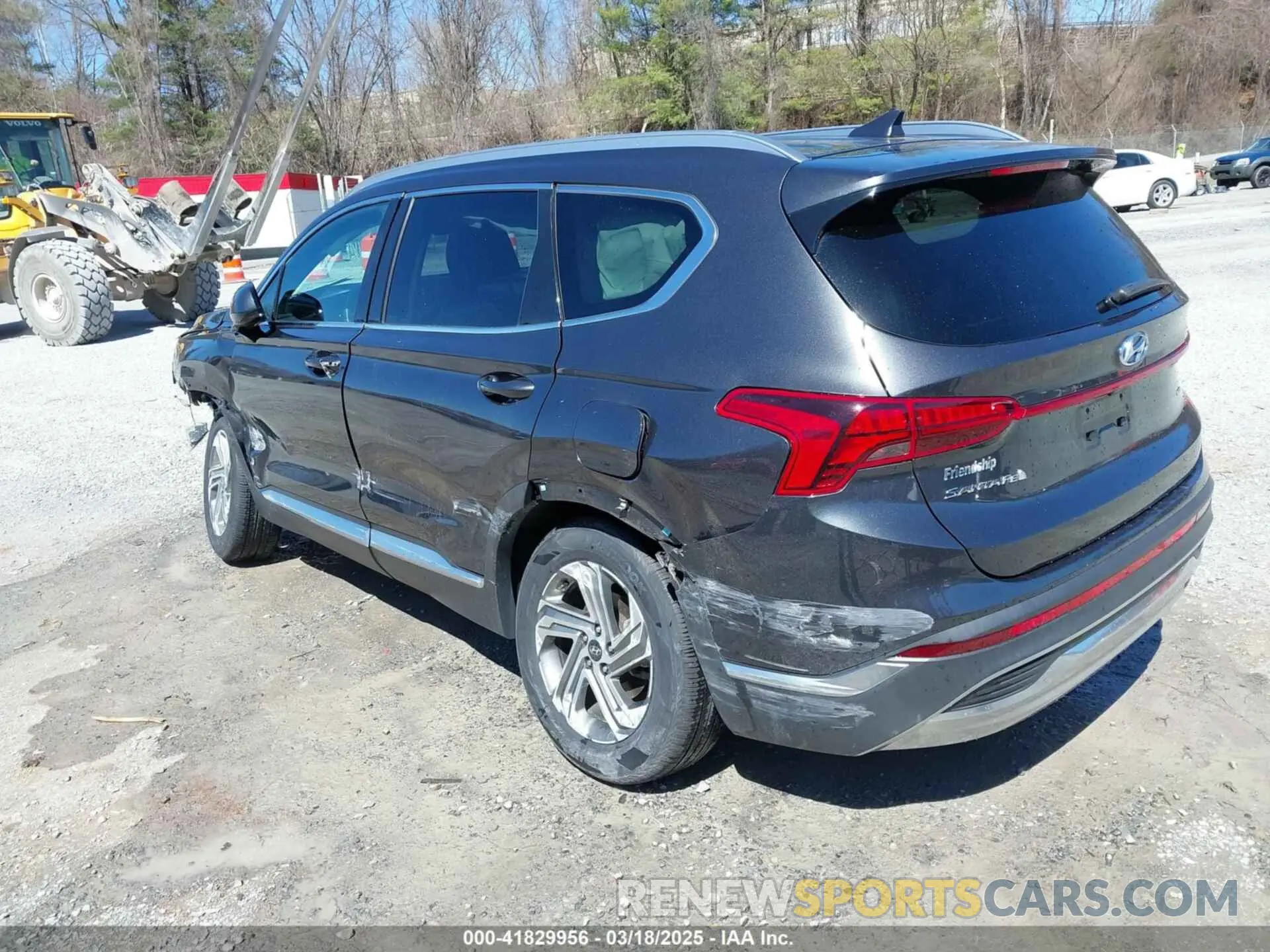 3 fotografías del automóvil dañado 5NMS2DAJ6MH346514 HYUNDAI SANTA FE 2021