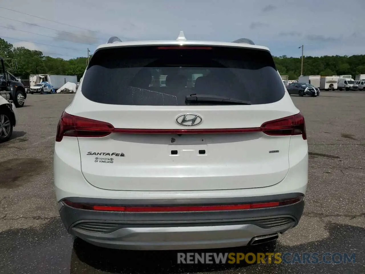 6 fotografías del automóvil dañado 5NMS2DAJ9MH310574 HYUNDAI SANTA FE 2021