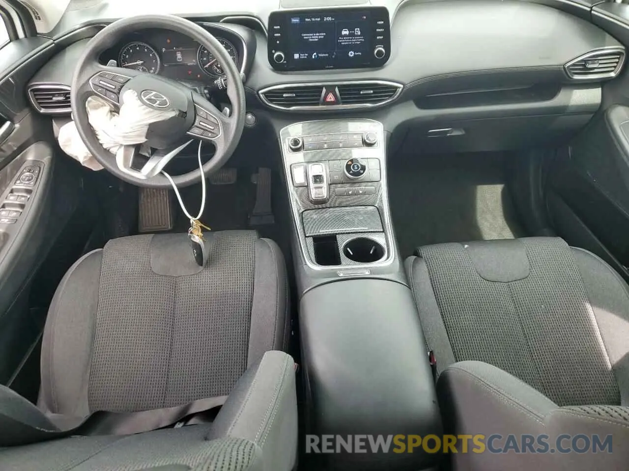 8 fotografías del automóvil dañado 5NMS2DAJ9MH310574 HYUNDAI SANTA FE 2021