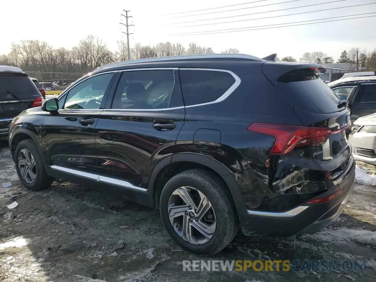 2 fotografías del automóvil dañado 5NMS2DAJXMH348069 HYUNDAI SANTA FE 2021