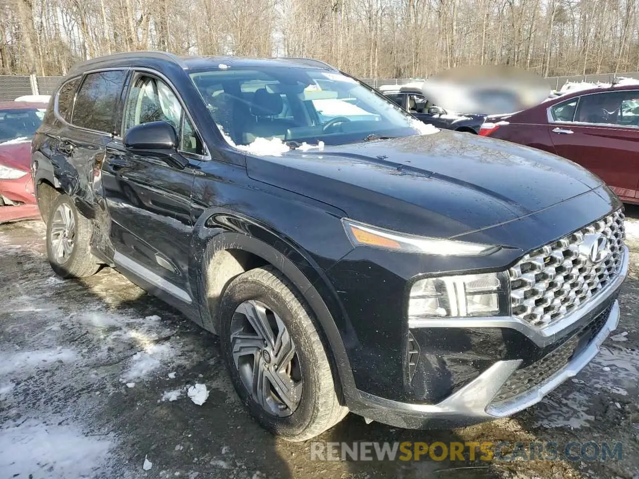 4 fotografías del automóvil dañado 5NMS2DAJXMH348069 HYUNDAI SANTA FE 2021