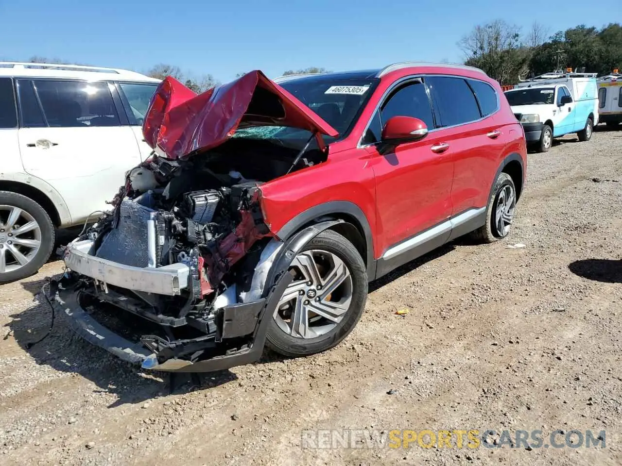 1 fotografías del automóvil dañado 5NMS34AJ0MH310783 HYUNDAI SANTA FE 2021