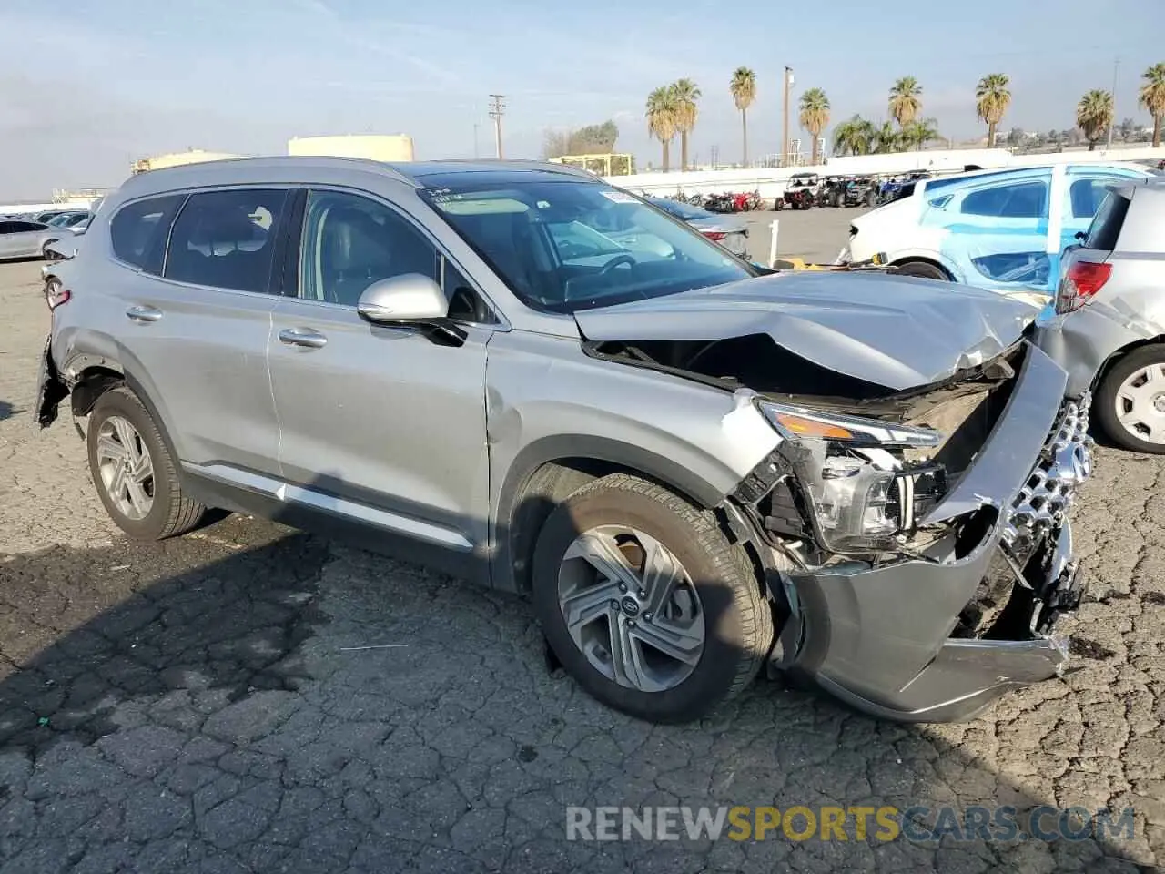 4 fotografías del automóvil dañado 5NMS34AJ5MH321004 HYUNDAI SANTA FE 2021