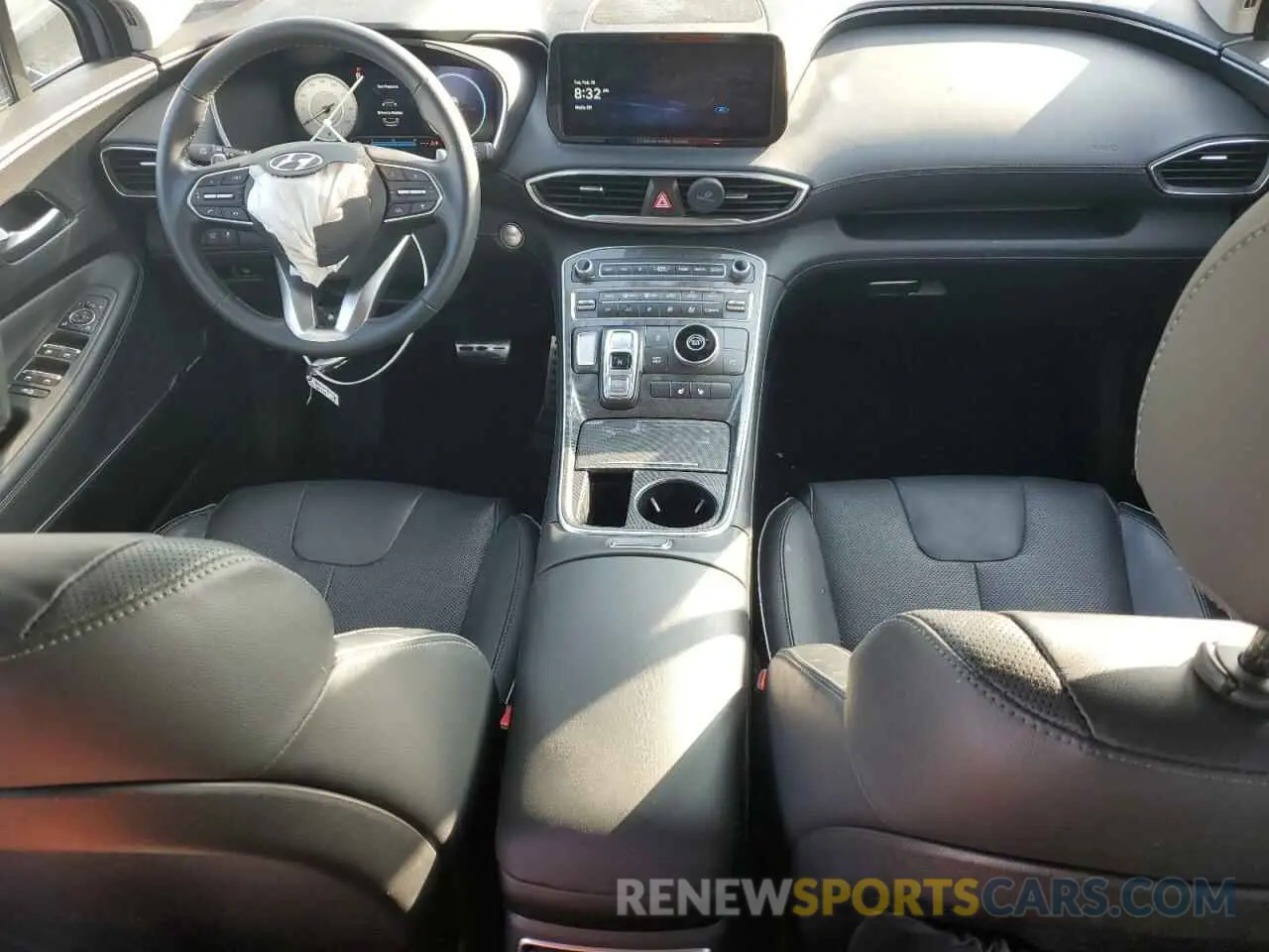 8 fotografías del automóvil dañado 5NMS34AJ5MH321004 HYUNDAI SANTA FE 2021