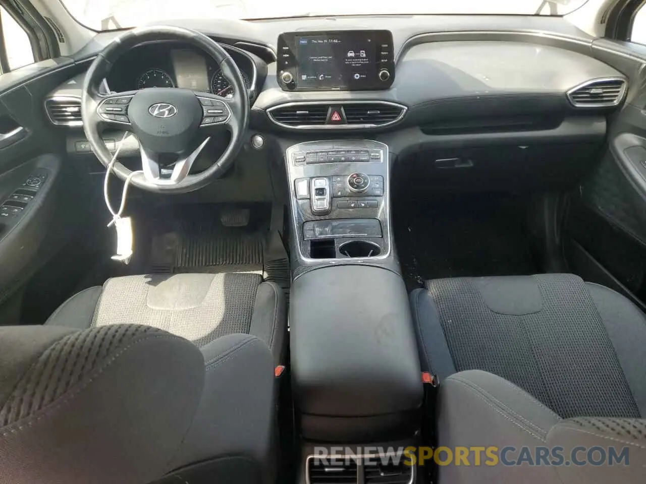 8 fotografías del automóvil dañado 5NMS3DAJ0MH327602 HYUNDAI SANTA FE 2021