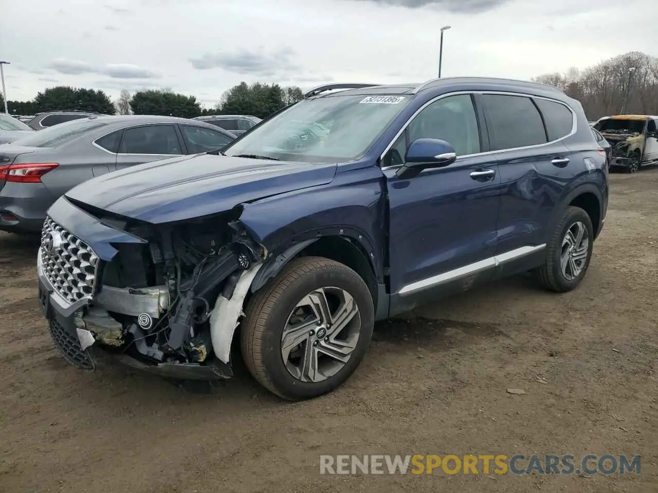 1 fotografías del automóvil dañado 5NMS3DAJ1MH345249 HYUNDAI SANTA FE 2021