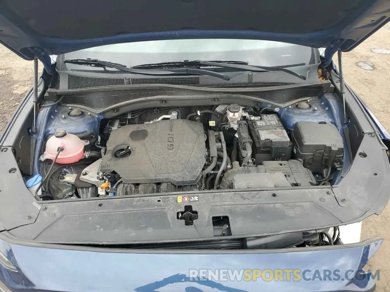 12 fotografías del automóvil dañado 5NMS3DAJ1MH345249 HYUNDAI SANTA FE 2021