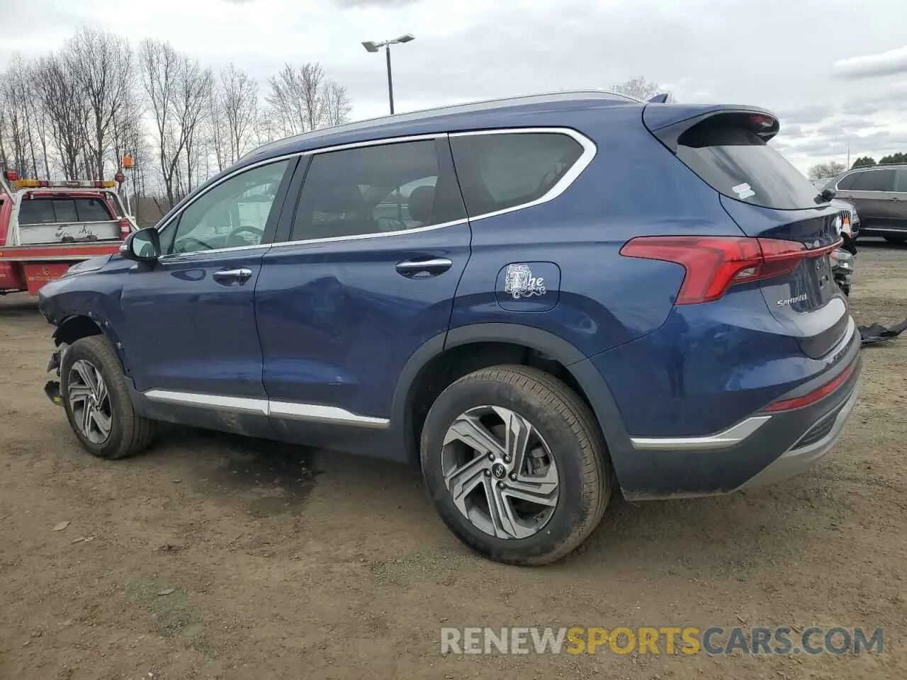 2 fotografías del automóvil dañado 5NMS3DAJ1MH345249 HYUNDAI SANTA FE 2021