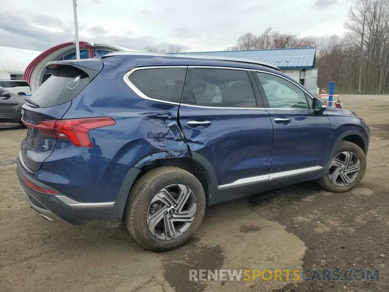 3 fotografías del automóvil dañado 5NMS3DAJ1MH345249 HYUNDAI SANTA FE 2021