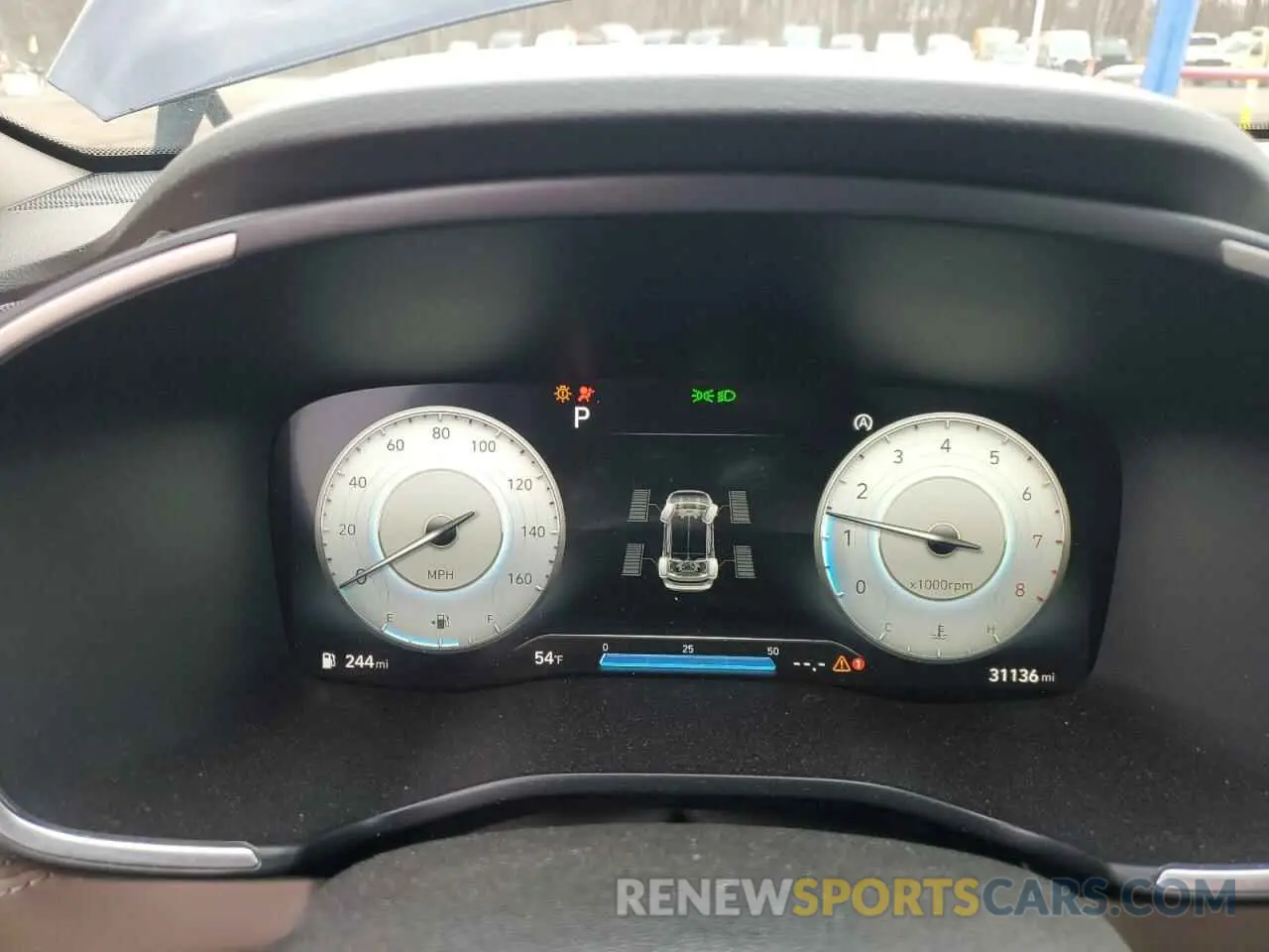 9 fotografías del automóvil dañado 5NMS3DAJ1MH345249 HYUNDAI SANTA FE 2021