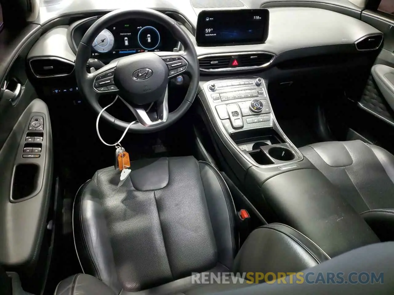 8 fotografías del automóvil dañado 5NMS3DAJ4MH311872 HYUNDAI SANTA FE 2021