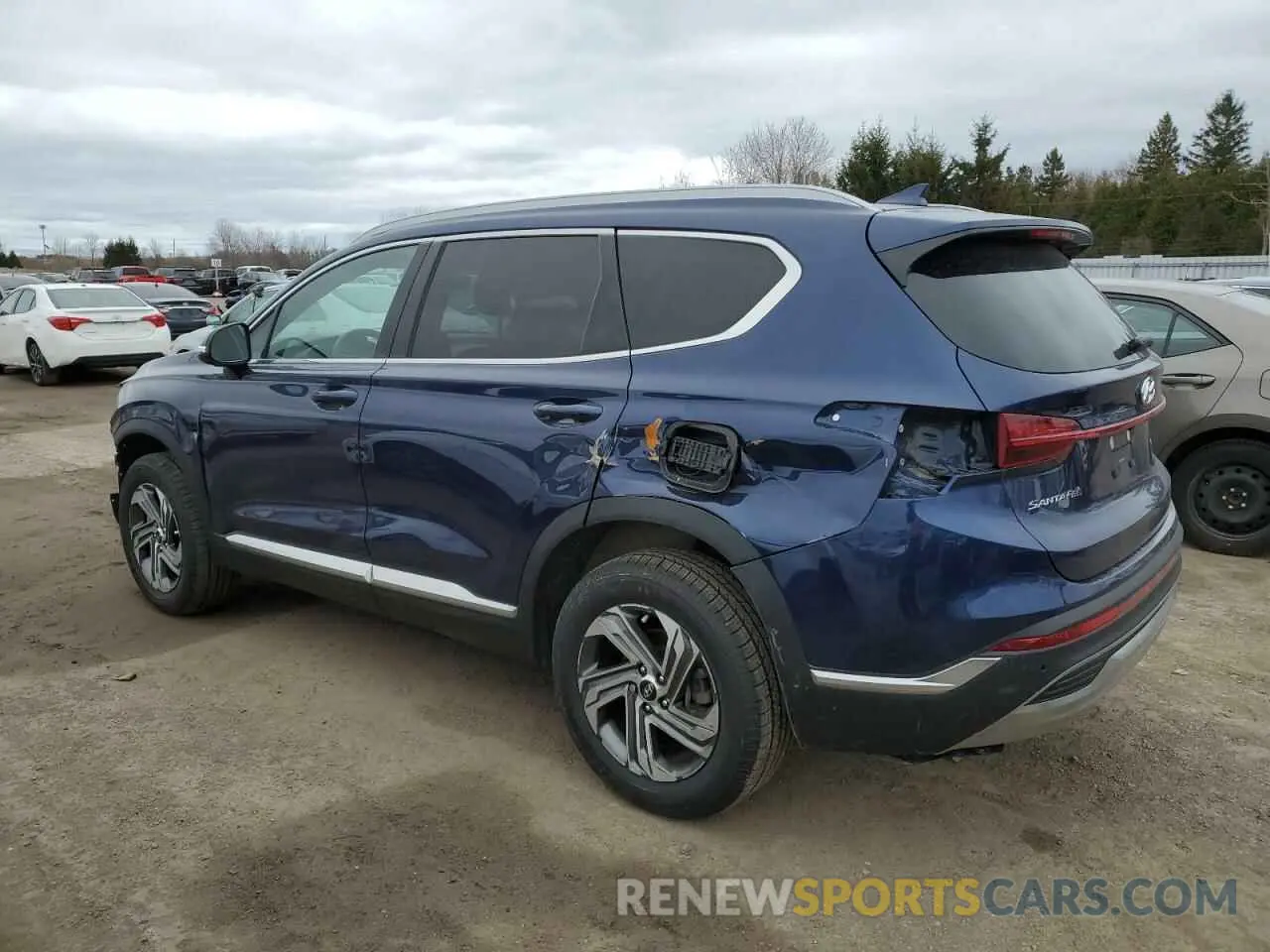2 fotografías del automóvil dañado 5NMS3DAJ6MH315163 HYUNDAI SANTA FE 2021