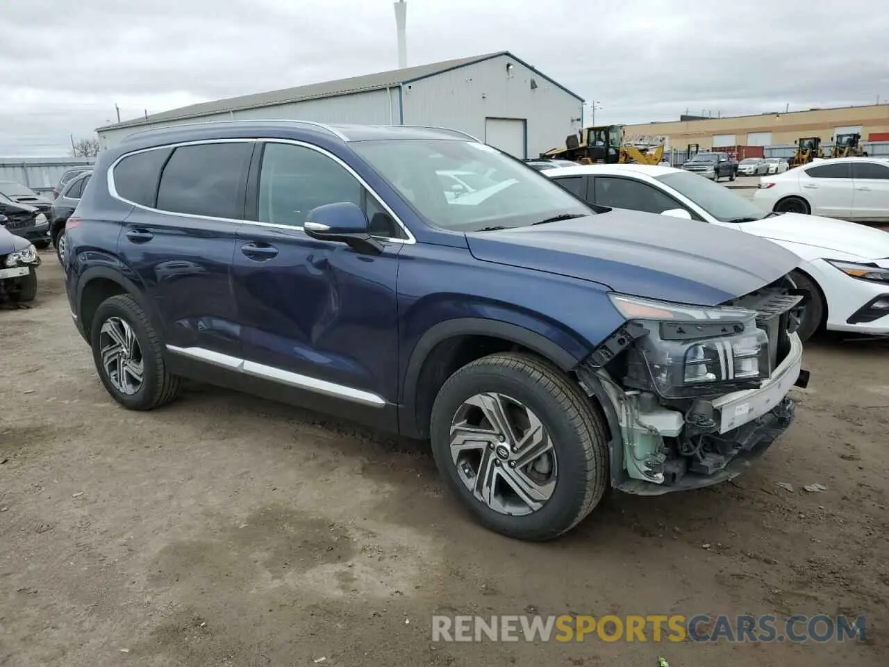 4 fotografías del automóvil dañado 5NMS3DAJ6MH315163 HYUNDAI SANTA FE 2021