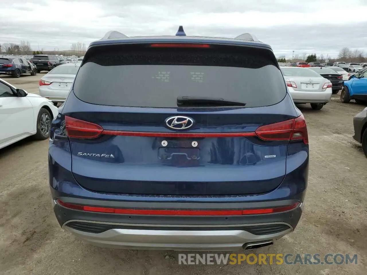 6 fotografías del automóvil dañado 5NMS3DAJ6MH315163 HYUNDAI SANTA FE 2021