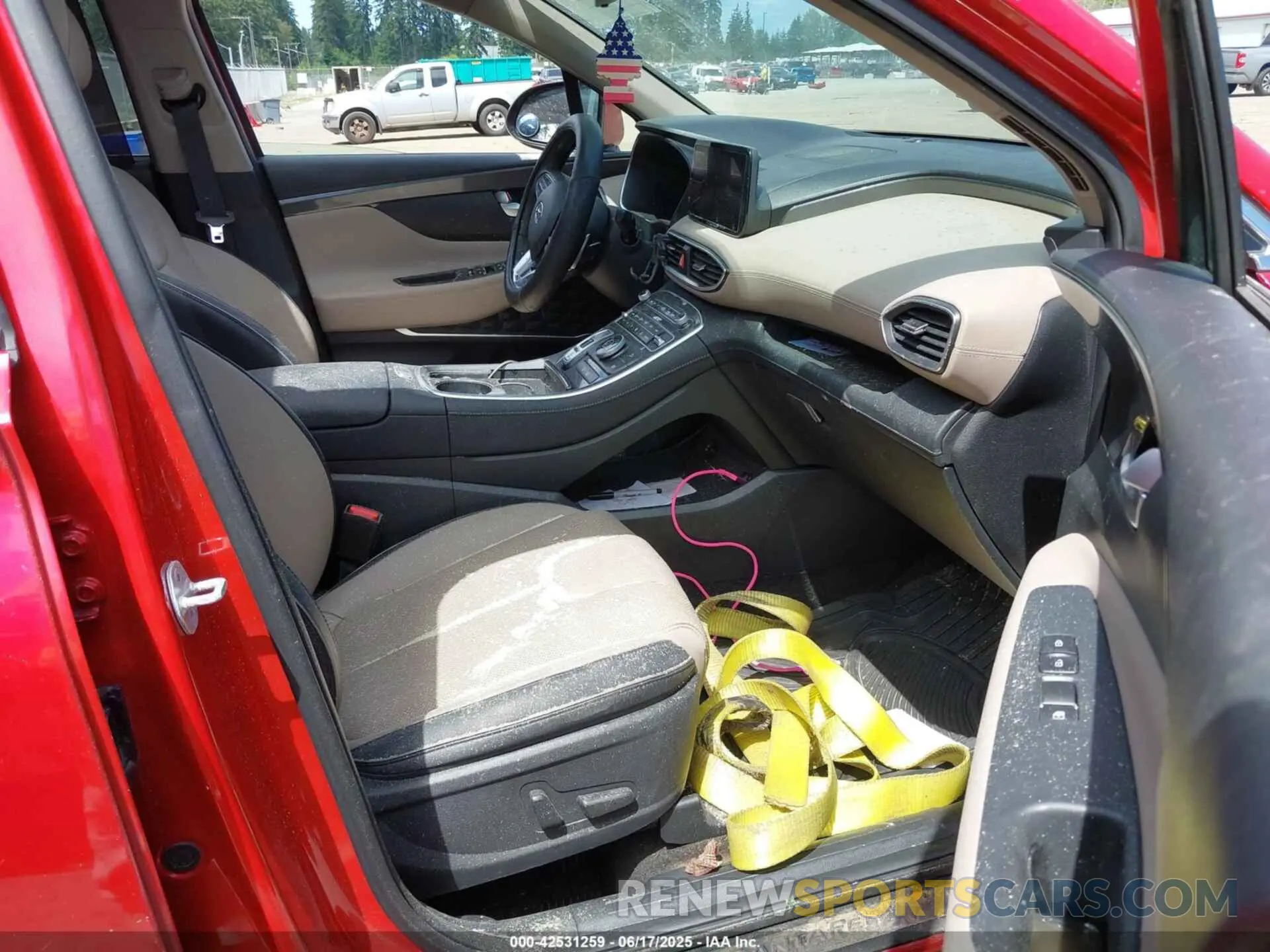 5 fotografías del automóvil dañado 5NMS3DAJ6MH372401 HYUNDAI SANTA FE 2021