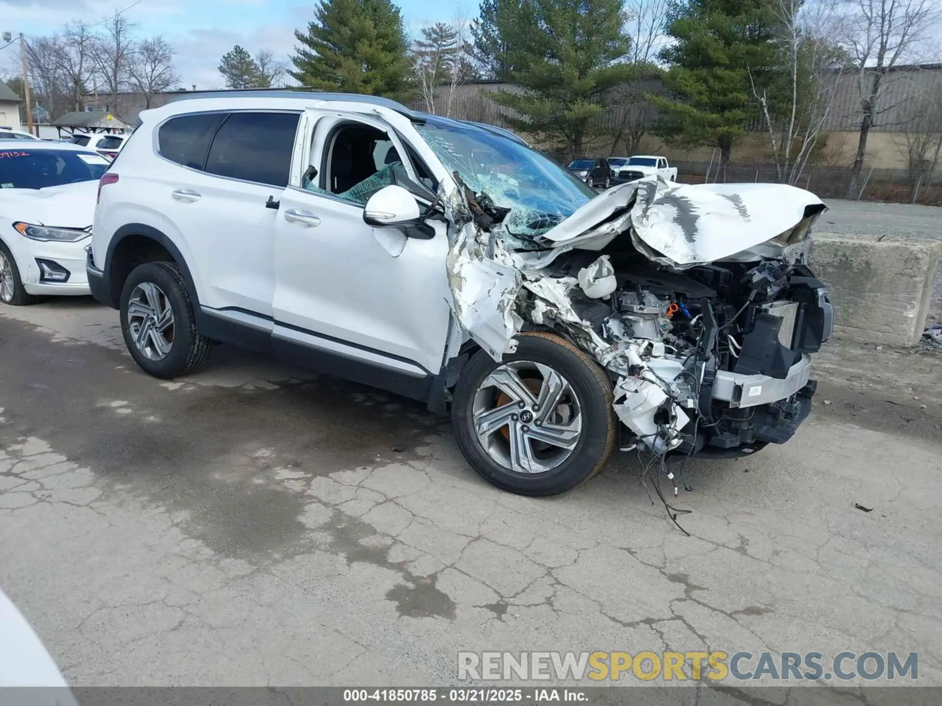 1 fotografías del automóvil dañado 5NMS3DAJ8MH323717 HYUNDAI SANTA FE 2021