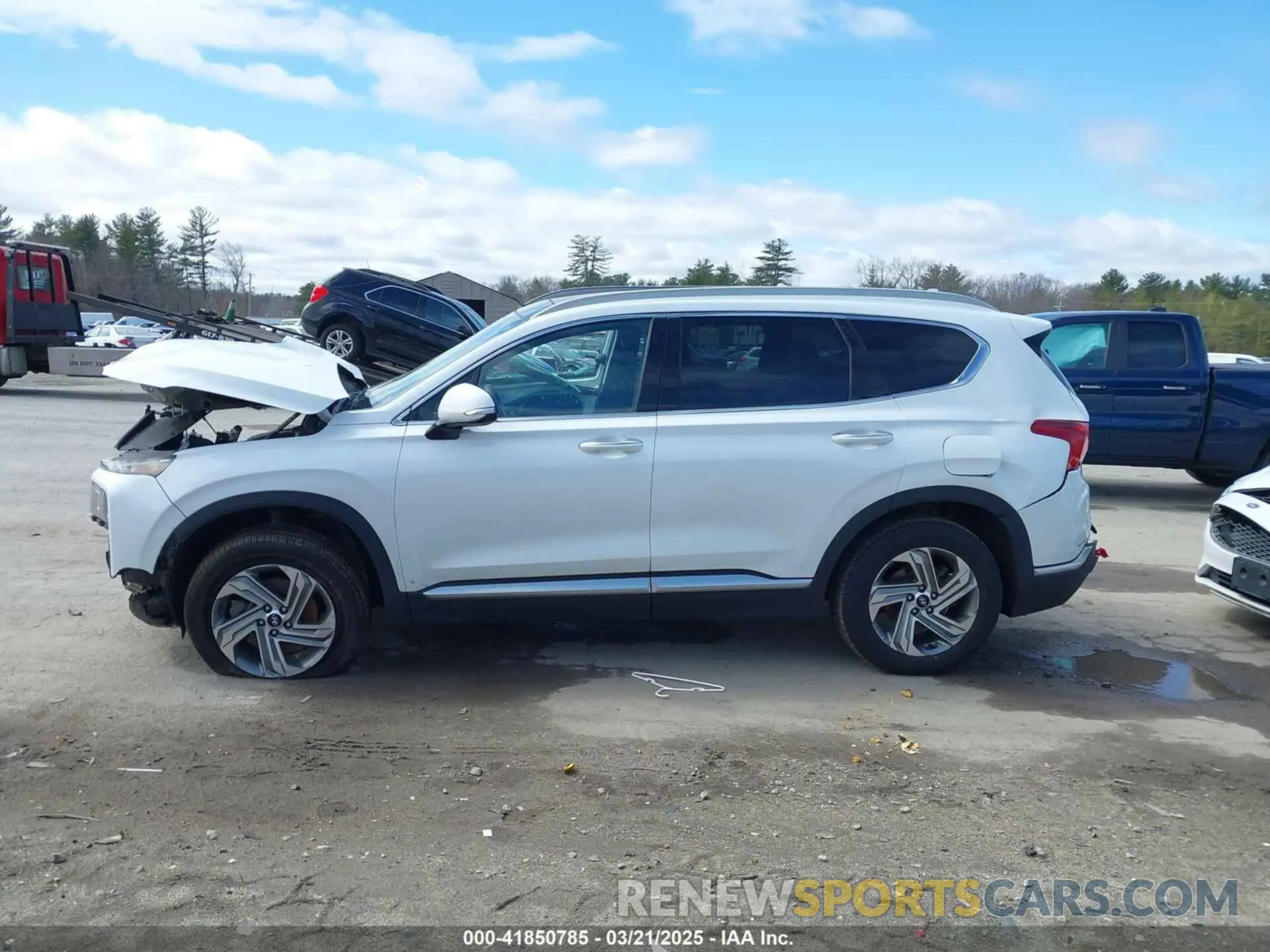 13 fotografías del automóvil dañado 5NMS3DAJ8MH323717 HYUNDAI SANTA FE 2021