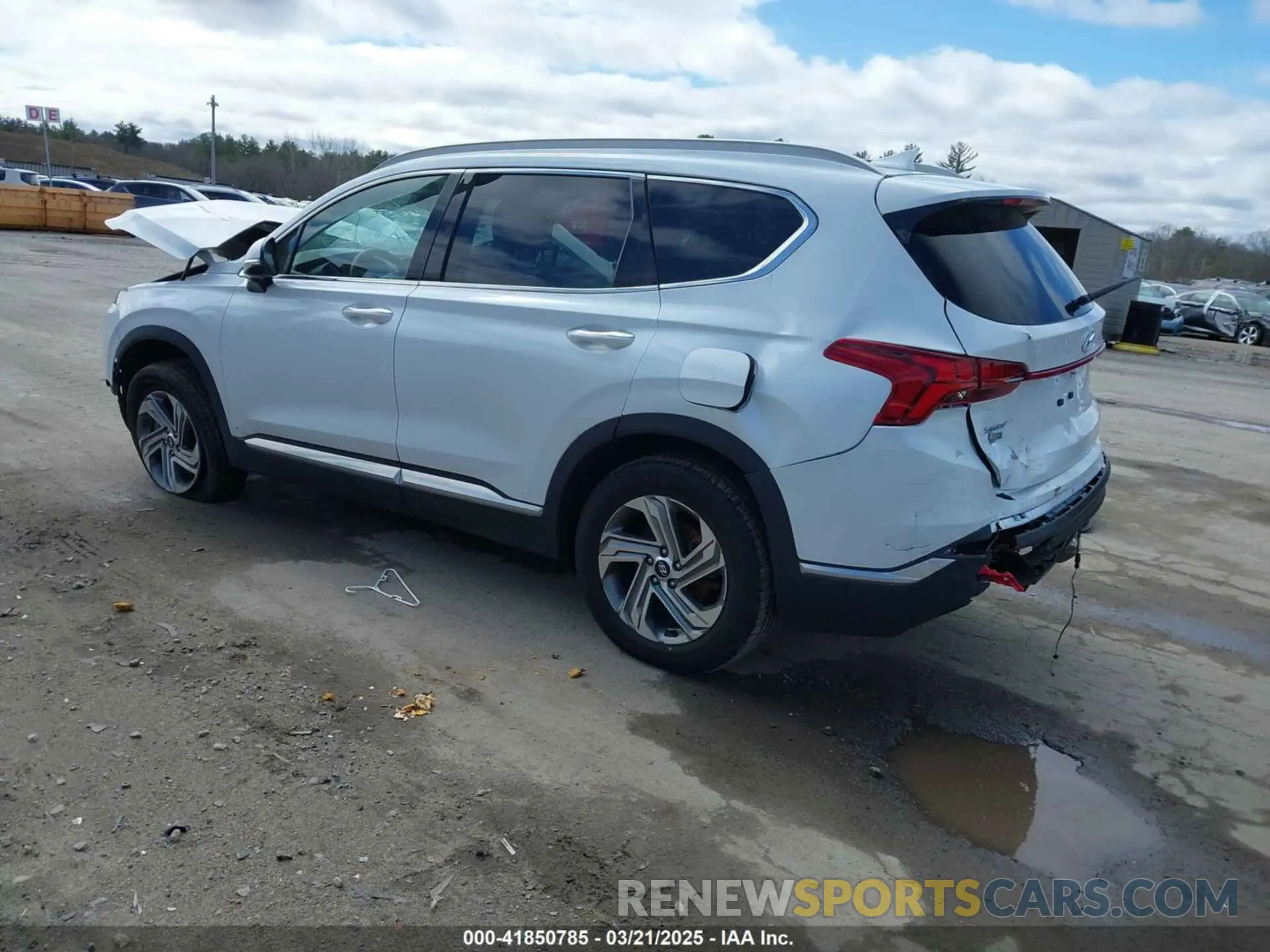 3 fotografías del automóvil dañado 5NMS3DAJ8MH323717 HYUNDAI SANTA FE 2021
