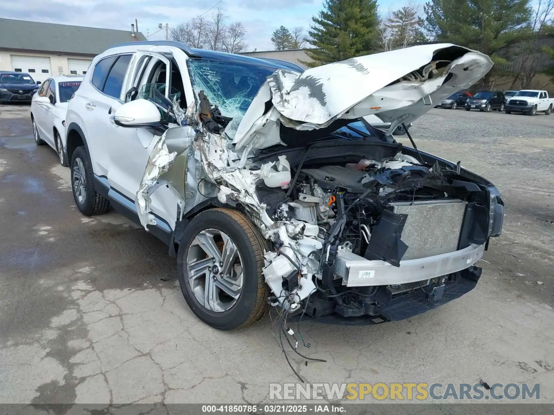 6 fotografías del automóvil dañado 5NMS3DAJ8MH323717 HYUNDAI SANTA FE 2021