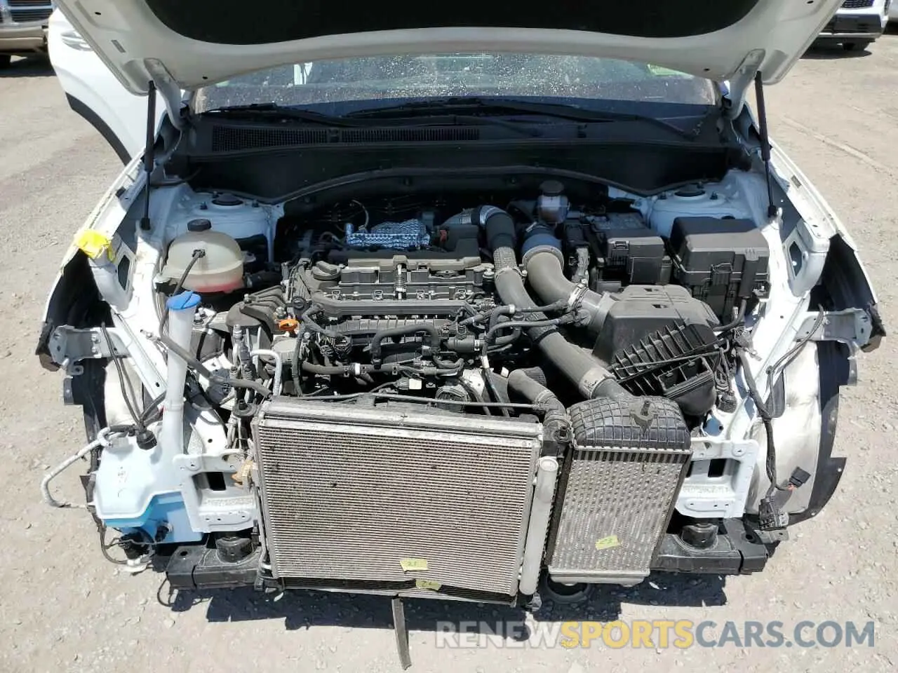 12 fotografías del automóvil dañado 5NMS44AL2MH362334 HYUNDAI SANTA FE 2021