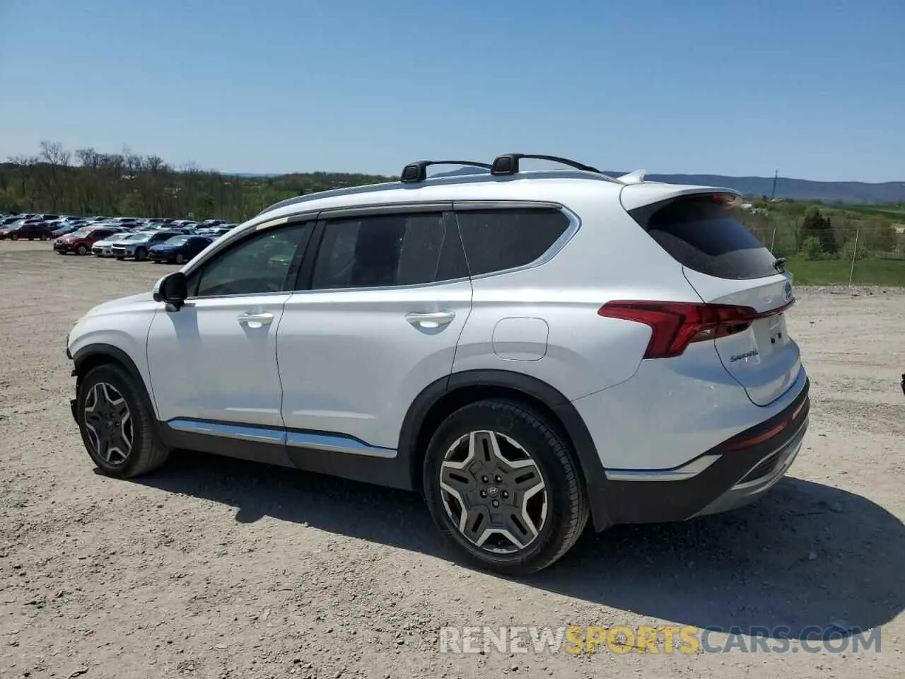 2 fotografías del automóvil dañado 5NMS44AL2MH362334 HYUNDAI SANTA FE 2021
