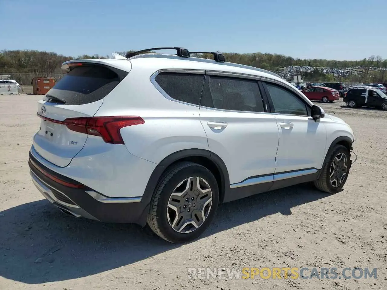3 fotografías del automóvil dañado 5NMS44AL2MH362334 HYUNDAI SANTA FE 2021