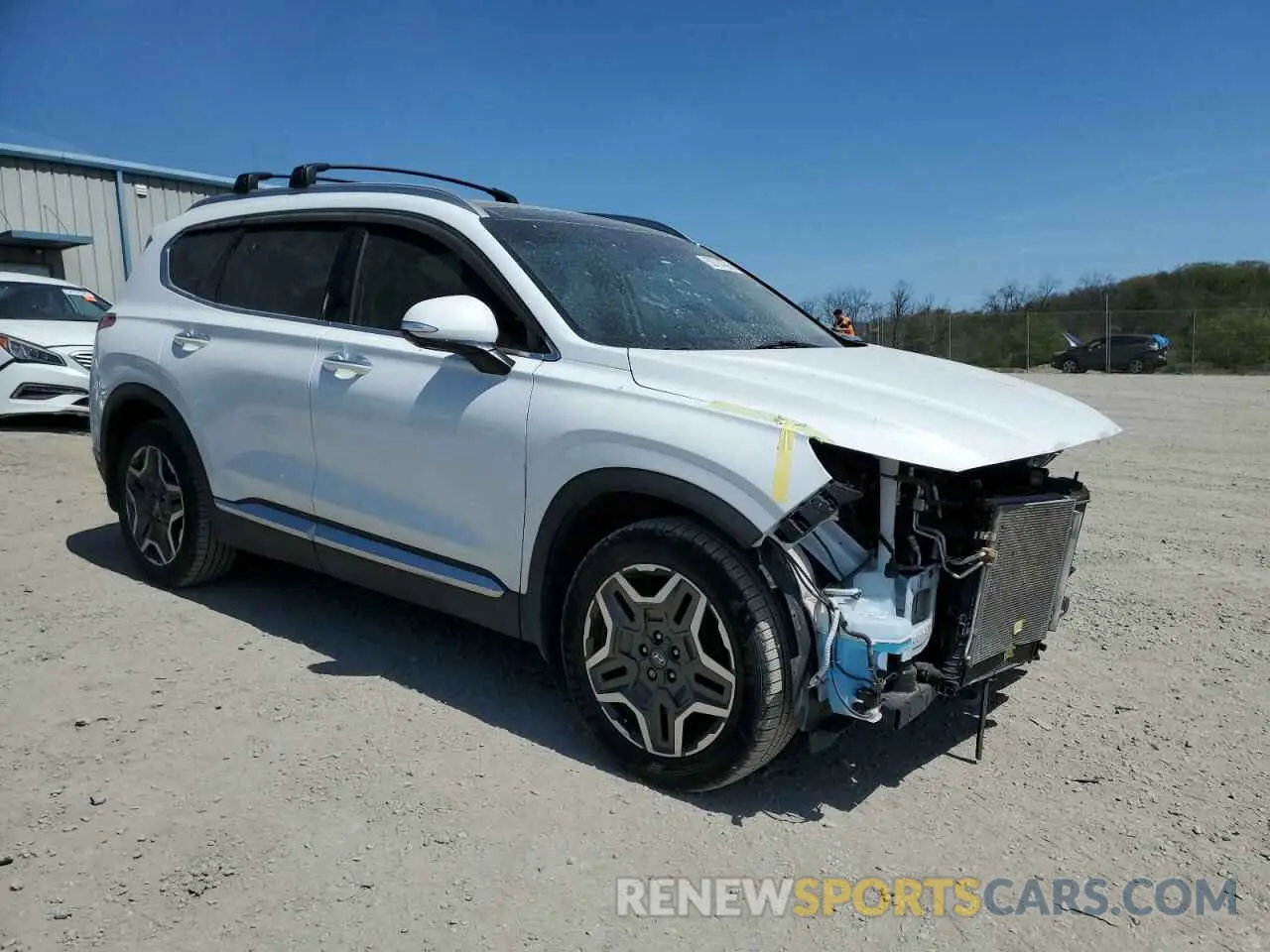 4 fotografías del automóvil dañado 5NMS44AL2MH362334 HYUNDAI SANTA FE 2021