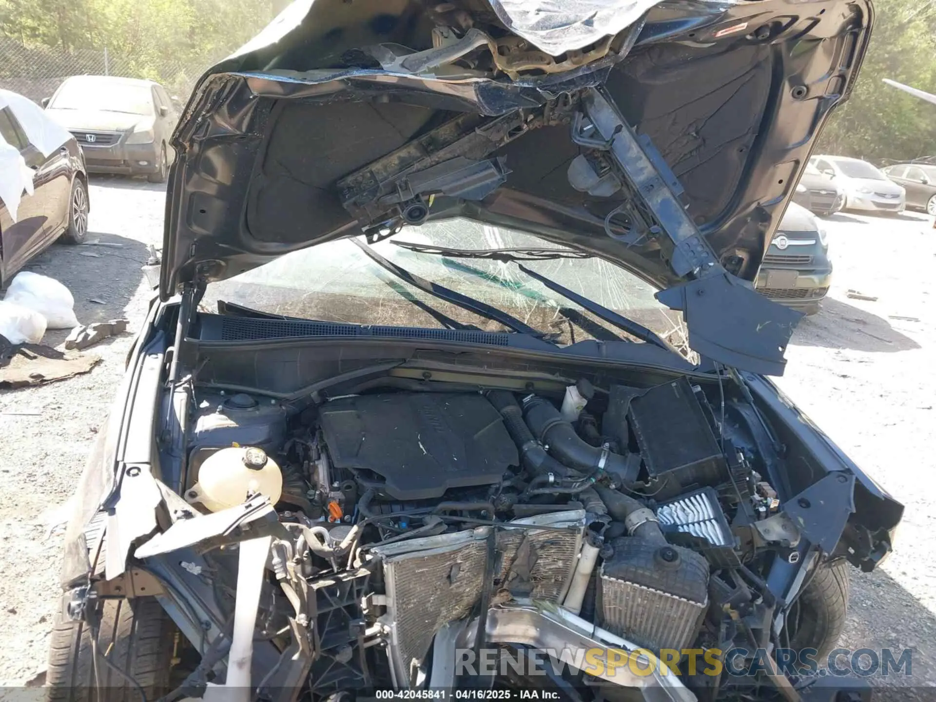10 fotografías del automóvil dañado 5NMS44AL6MH323519 HYUNDAI SANTA FE 2021