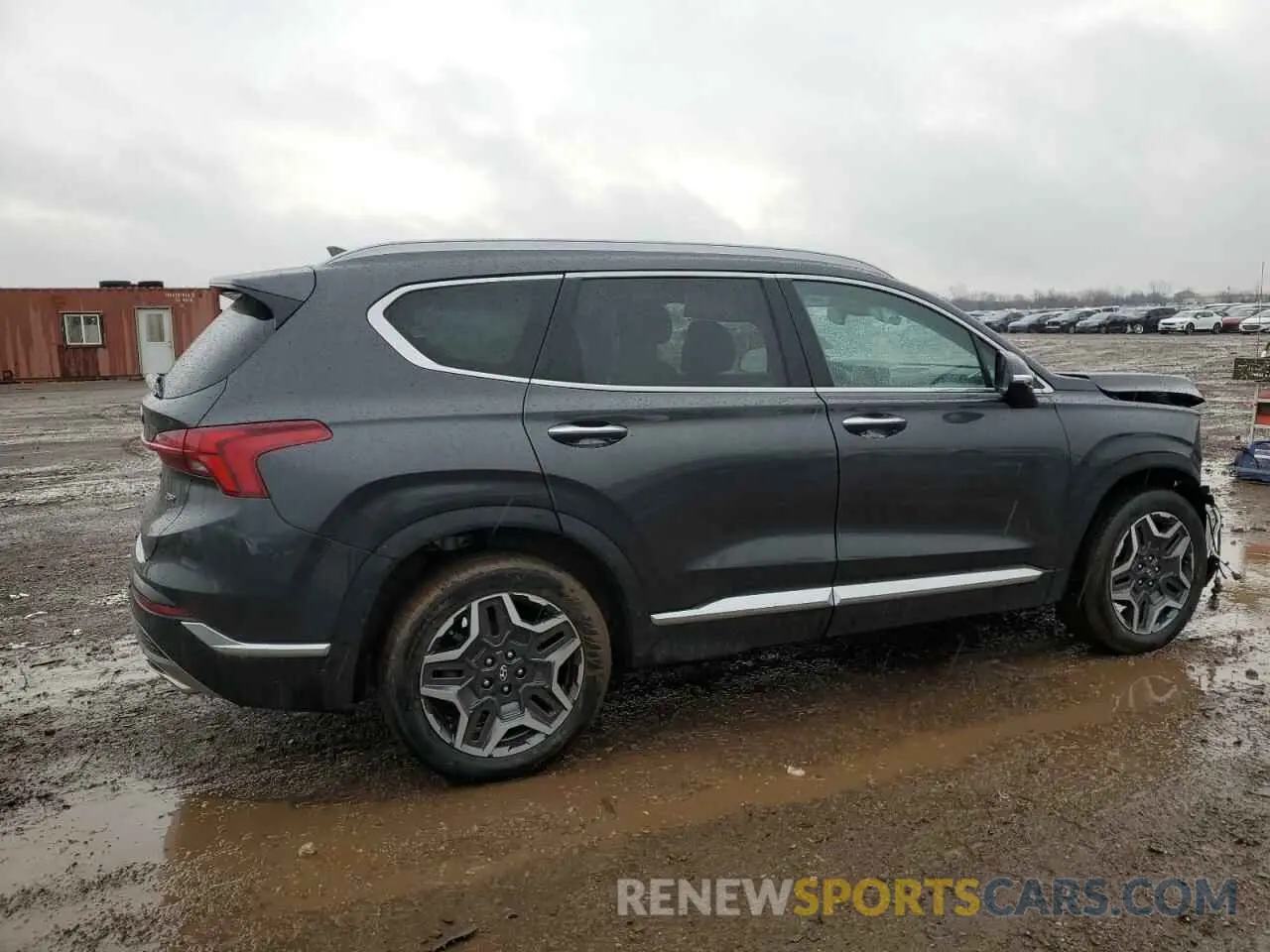 3 fotografías del automóvil dañado 5NMS44AL6MH335928 HYUNDAI SANTA FE 2021