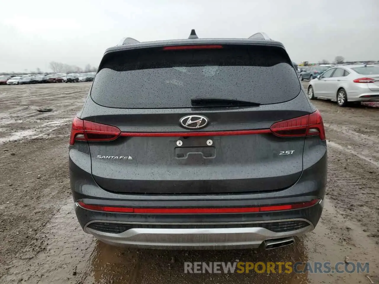 6 fotografías del automóvil dañado 5NMS44AL6MH335928 HYUNDAI SANTA FE 2021