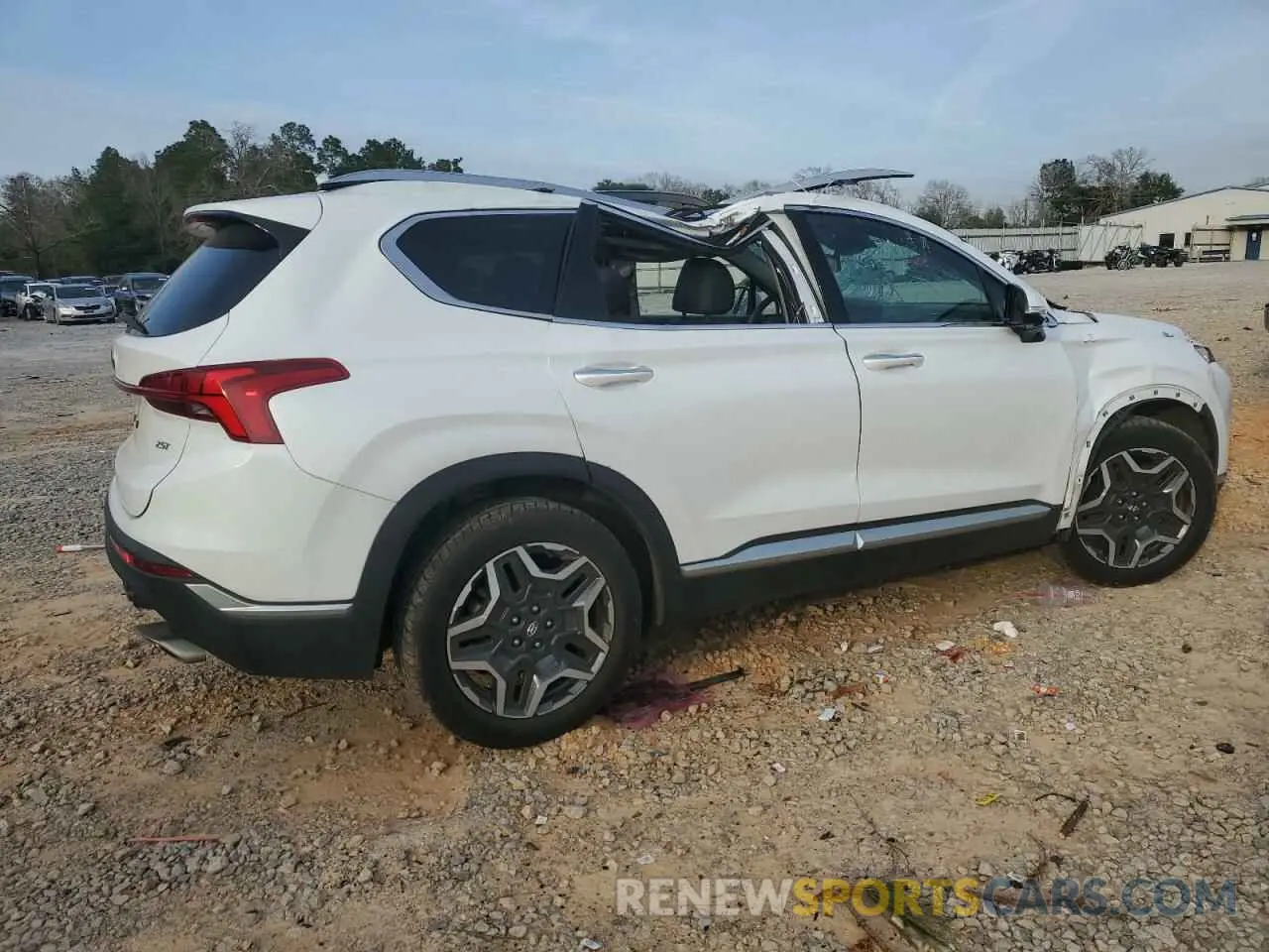 3 fotografías del automóvil dañado 5NMS44AL7MH316966 HYUNDAI SANTA FE 2021