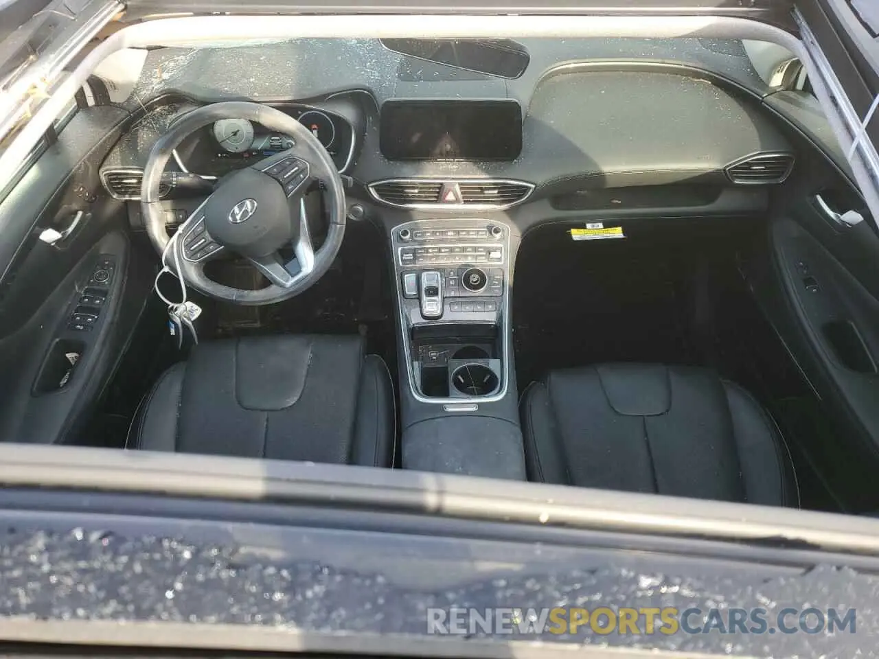 8 fotografías del automóvil dañado 5NMS44AL7MH316966 HYUNDAI SANTA FE 2021