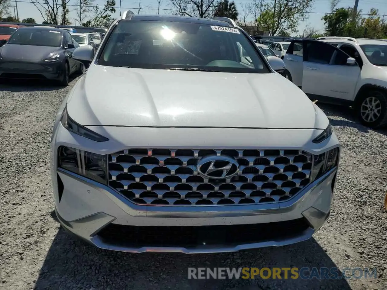 5 fotografías del automóvil dañado 5NMS44AL8MH315390 HYUNDAI SANTA FE 2021