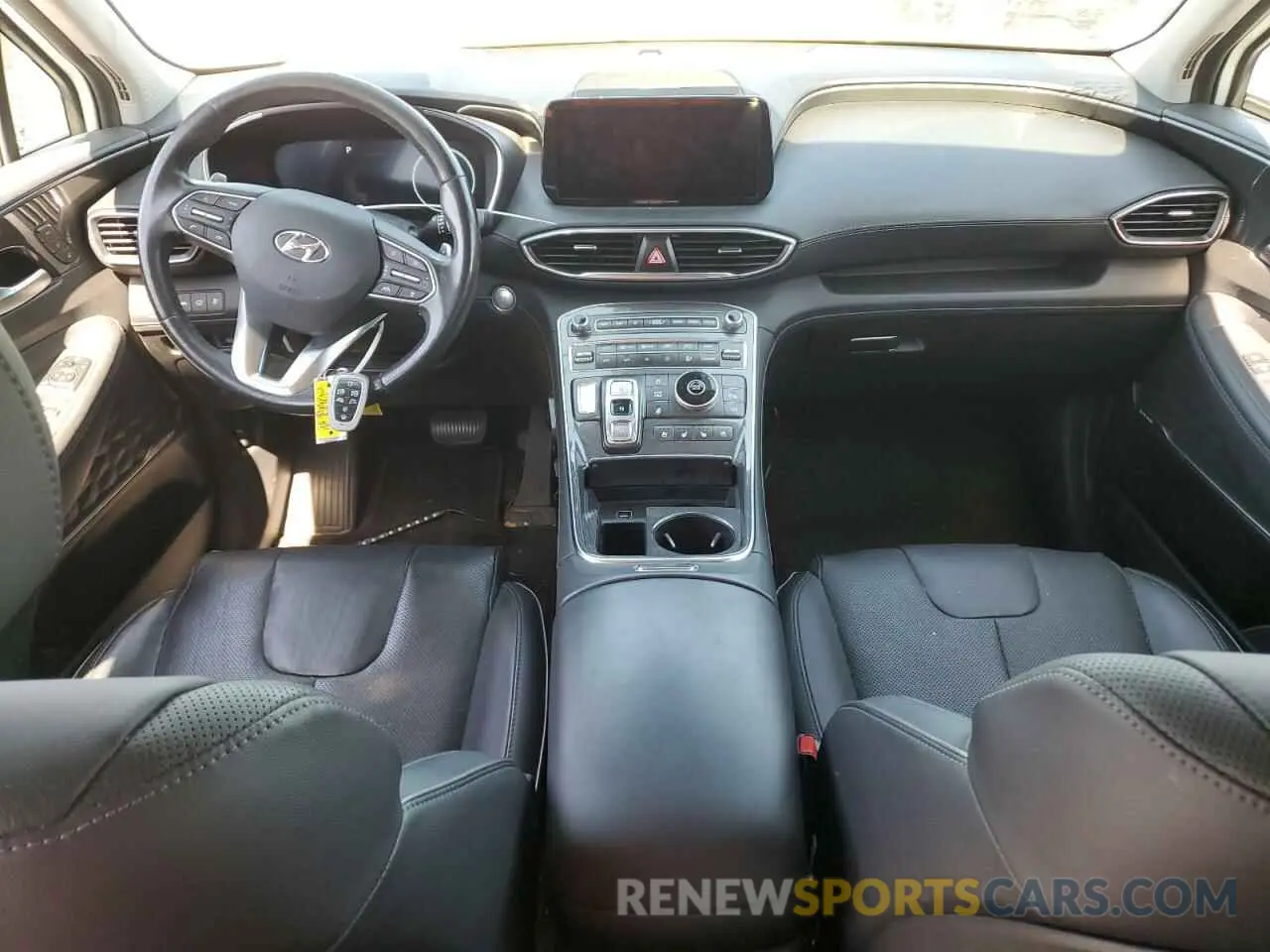 8 fotografías del automóvil dañado 5NMS44AL8MH315390 HYUNDAI SANTA FE 2021
