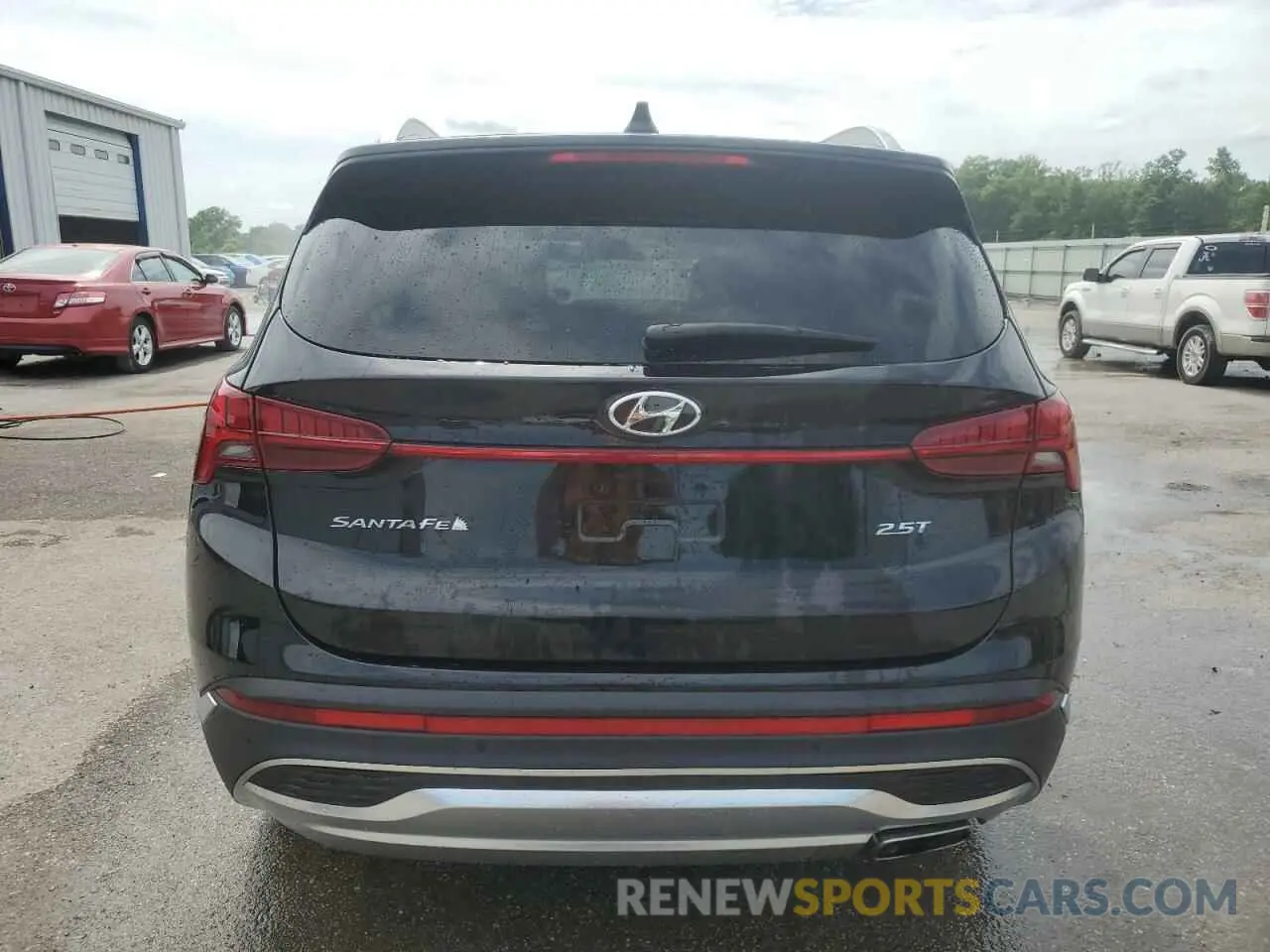 6 fotografías del automóvil dañado 5NMS44ALXMH335463 HYUNDAI SANTA FE 2021
