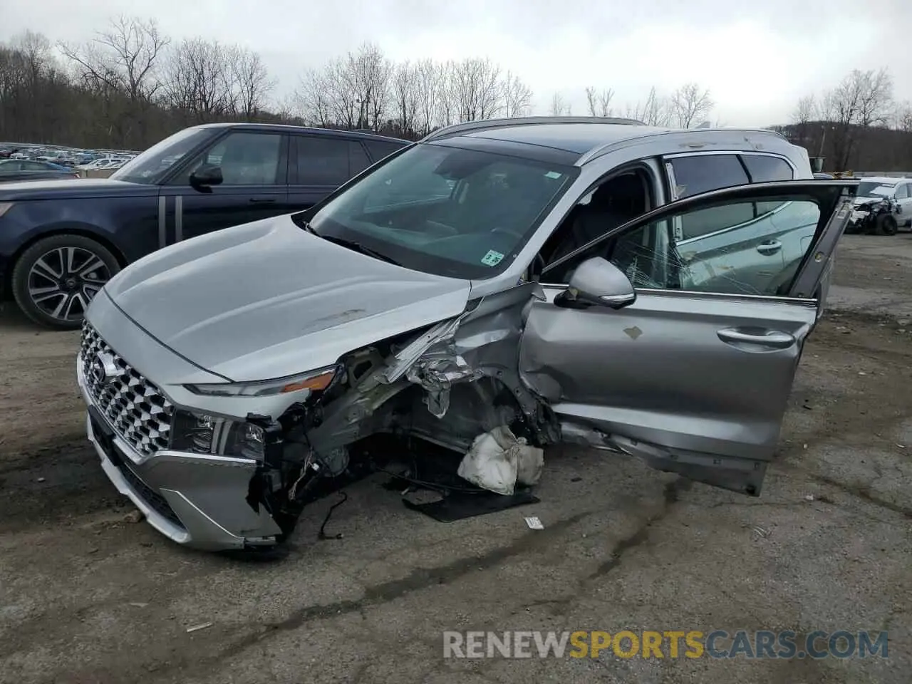 1 fotografías del automóvil dañado 5NMS4DAL0MH332250 HYUNDAI SANTA FE 2021