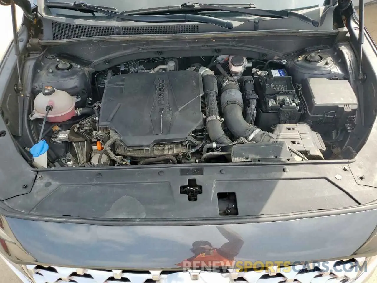 12 fotografías del automóvil dañado 5NMS4DAL2MH343332 HYUNDAI SANTA FE 2021